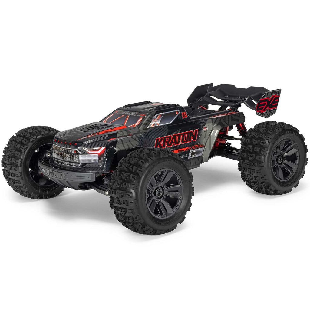 Arrma 1/8 KRATON 6S EXB 4X4 RTR Brushless Speed Truck, BLACK   (ARA8708V6T1)