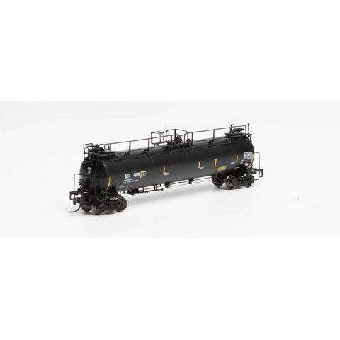 Athearn N TankTrain Intermediate,GATX/Yellow Stripe #48618 (ATH15055)