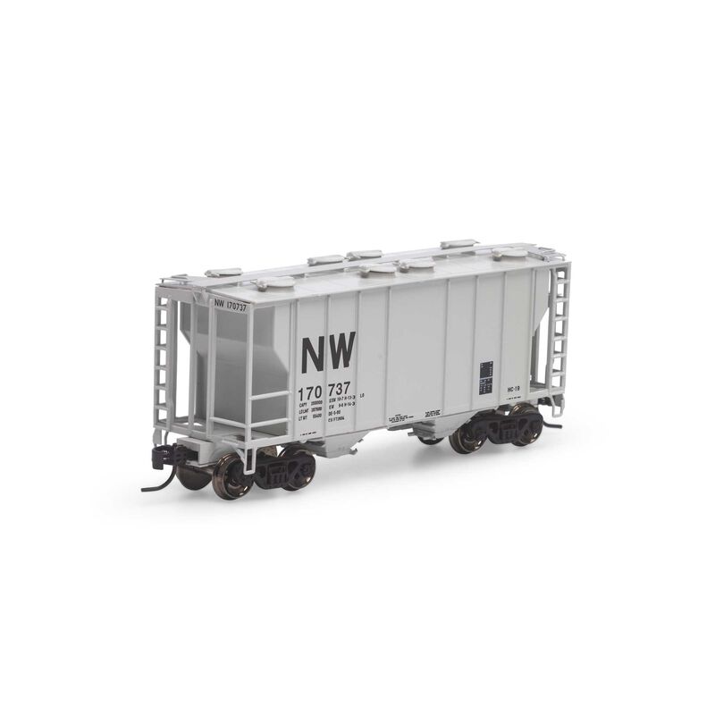 Athean N PS-2 2600 Covered Hopper, N&W #170737 (ATH17055)