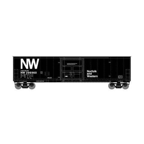 Athearn  HO 50ft Superior Plug Door Boxcar, N & W #296965    (ATH71057)