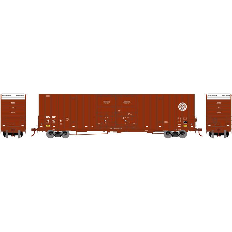 Athearn HO 60' Gunderson Box, BNSF #760231   (ATH75320)