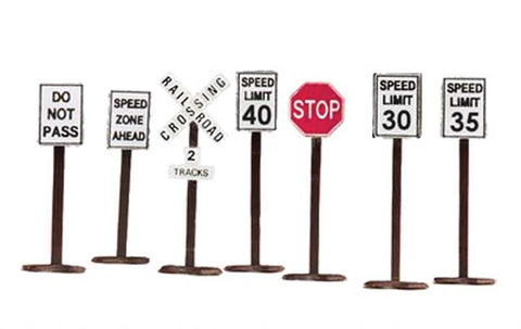 Atlas Road Sign Set -- 7 Signs   (ATO66913)