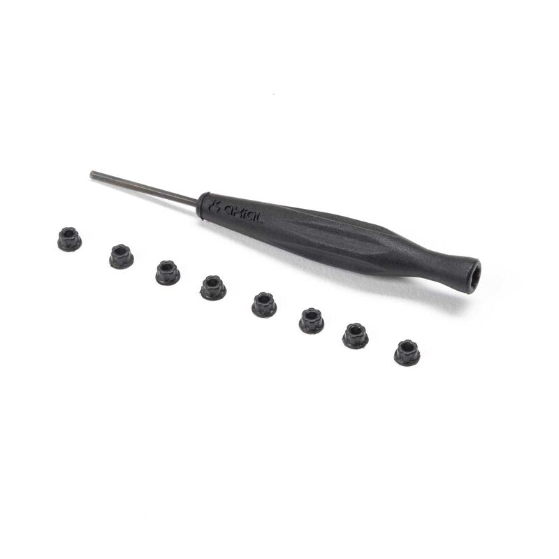 Axial Wheel Nut (8), Wheel Nut Tool: SCX30   (AXI-3328)