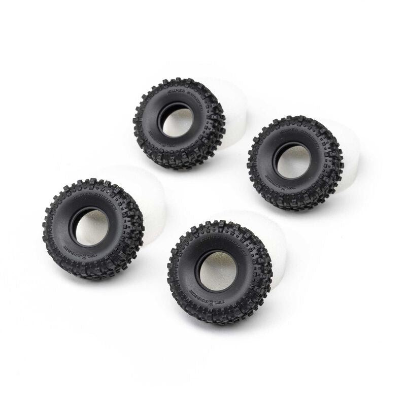 Axial Tires & Foam (4), Bogger: SCX30  (AXI-3329)