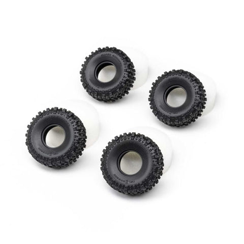 Axial Tires & Foam (4), Bogger: SCX30  (AXI-3329)