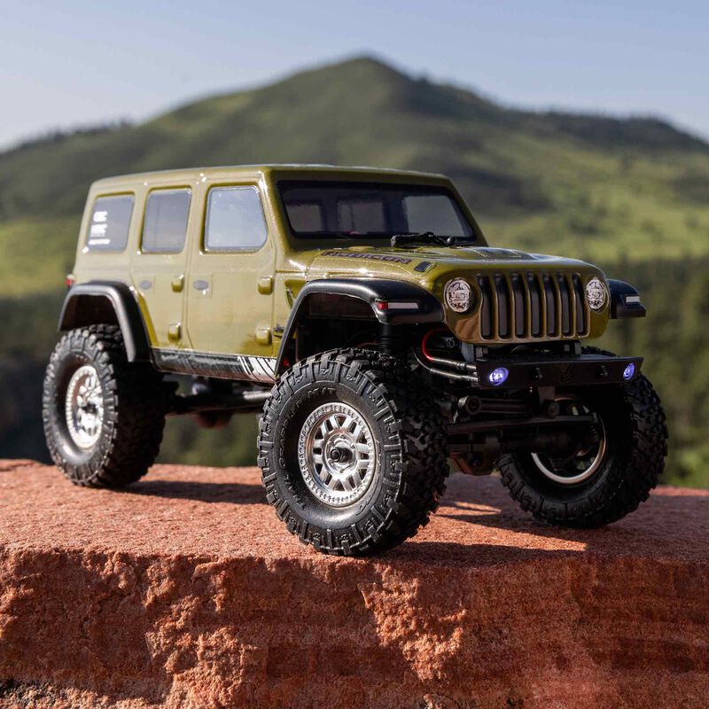 Axial 1/24 SCX24 2019 Jeep Wrangler JLU CRC 4X4 RTR Rock Crawler , Green   (ARAAXI00002V3T4)