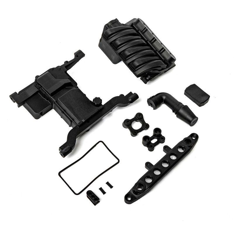 Axial SCX6 Front Servo Mount w/Engine Cover & Seals   (AXI251005)