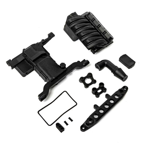Axial SCX6 Front Servo Mount w/Engine Cover & Seals   (AXI251005)