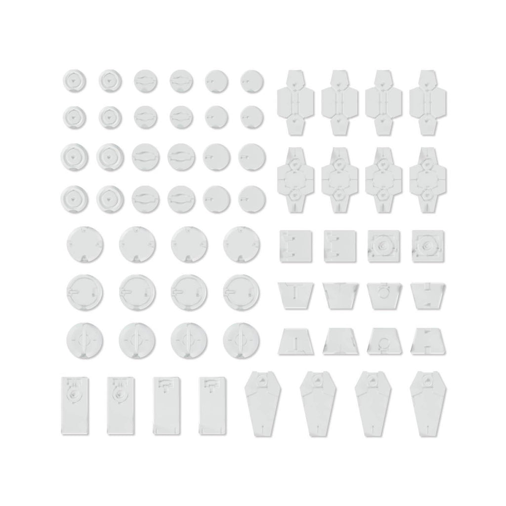 Bandai Customize Material (Decoration Parts #1)(White) 1/144 Accessory Kit   (BAN2733949)