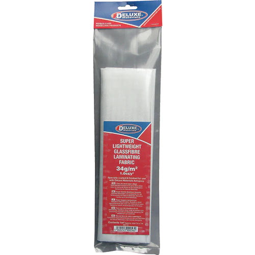 Deluxe Materials Super Lightweight Fiberglass Cloth (1.0oz)  (DLMBD12)