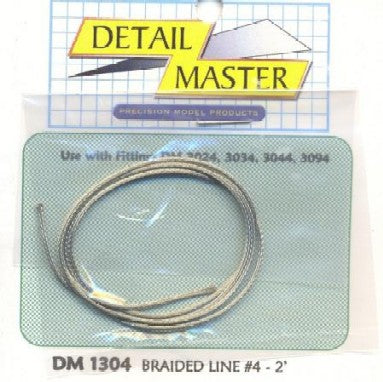 Detail Master1/24-1/25 Braided Line #7 .100"/2.54mm (1ft) (DTM-1307)