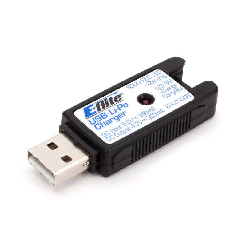 E-flite USB 1S LiPo Battery Charger   (EFLC1008)