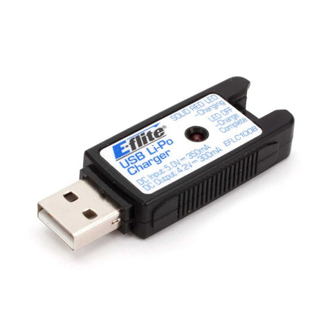 E-flite USB 1S LiPo Battery Charger   (EFLC1008)