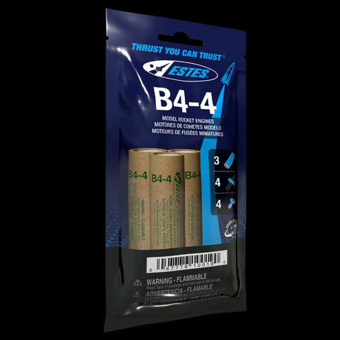 Estes Rockets B4-4 Engines/3pk WAS 1602   (EST10019)