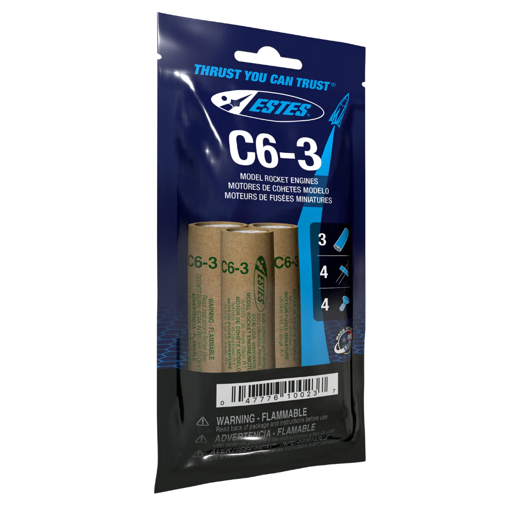 ESTES  C6-3 Engines   (EST10023)