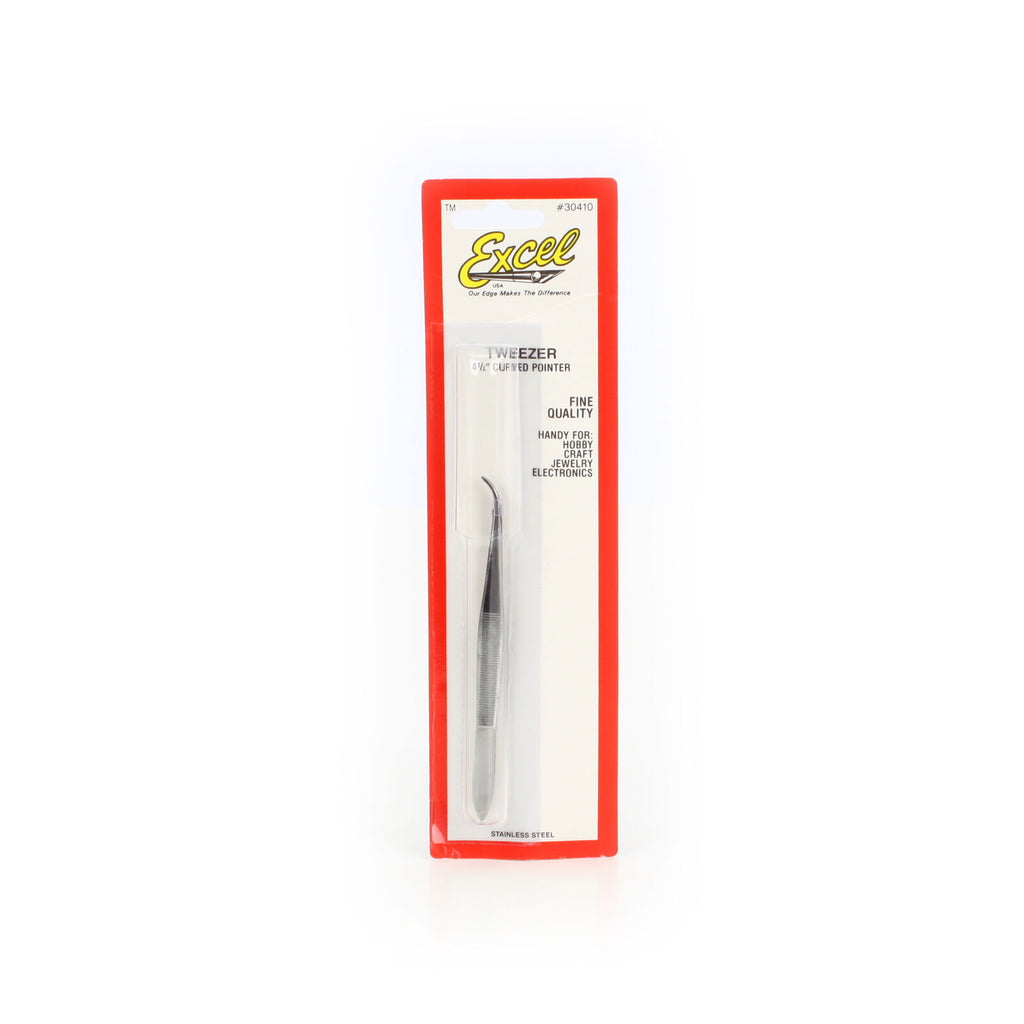Excel 4-1/2" Curved Tweezer  (EXL30410)