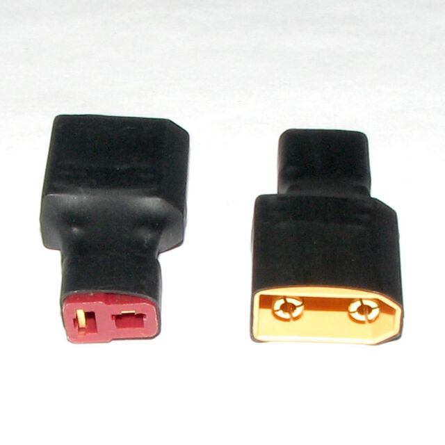 Hamilton Hobbies Deans FEMALE T PLUG TO XT90 MALE (1)   (HAM06905)