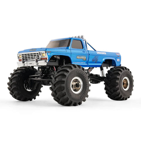 FMS FCX24 Smasher V2 Blue 1/24 Scale 4WD Monster Truck - RTR  (FMS12402RTRBU-CA)