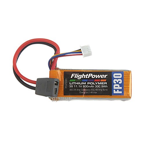 FLIGHTPOWER LiPo FP30 2S 11.1V 800mAh 30C  (FPWP3083)