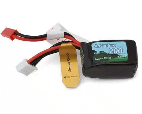 Gen Ace 11.1V 200mAh 3S 30C G  LiPo Battery: JST   (GEA2003S30JST)
