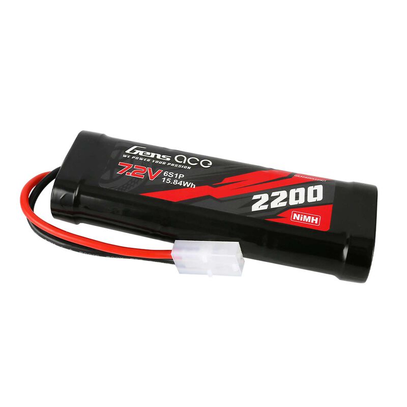 Gens  Ace 7.2V 2200mAh 6-Cell NiMH Battery: Tamiya   (GEANM6S2200T)