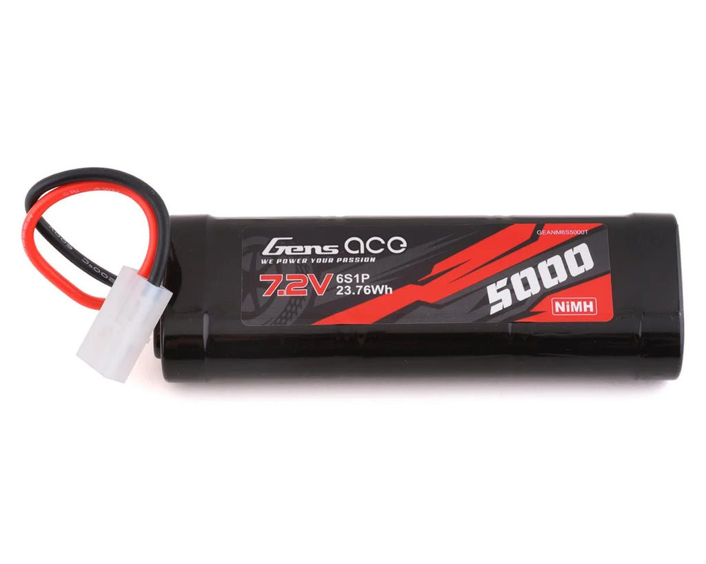 Gens Ace 6 Cell 7.2V NiMh Battery (5000mAh) w/Tamiya Connector   (GEANM6S5000T)