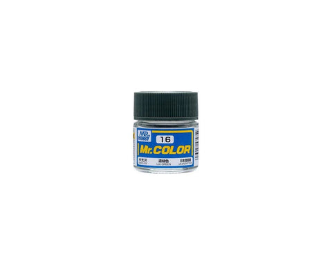 Mr. Hobby C16 Semi-Gloss IJA Green Acrylic Hobby Paint (10ml)   (GUZC016)