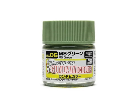 Mr. Hobby UG06 MS Green (10ml Bottle) "Gundam Color"   (GUZUG06)