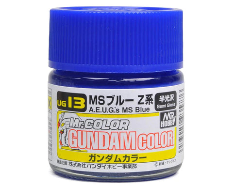 Mr. Hobby UG13 MS Zeta Blue (10ml Bottle) "Gundam Color"   (GUZUG13)