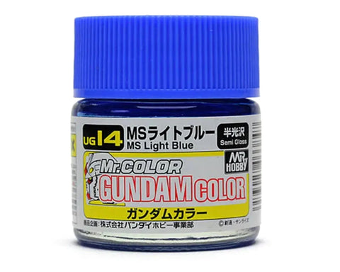 Mr. Hobby UG14 MS Light Blue (10ml Bottle) "Gundam Color"   (GUZUG14)