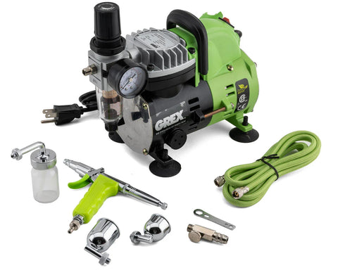 Grex Airbrush Grex Genesis.XT & AC1810-A Compressor Combo Kit  (GXXGCK01)