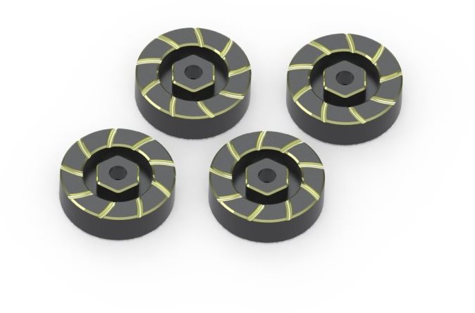 HPI 7mm Hex Hubs Weight Set (Brass)