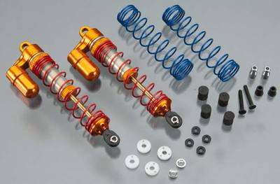 INTEGY REAR PIGGYBACK SHOCK ORG STAMPEDE/RUSTLER/SLASH   (INTT8147ORA)