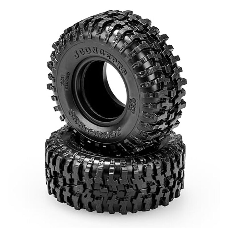 JConcepts 1/18 Tusk 1.0" TRX-4M Crawler Tires and Inserts, Green Compound (2)  (JCO406602)