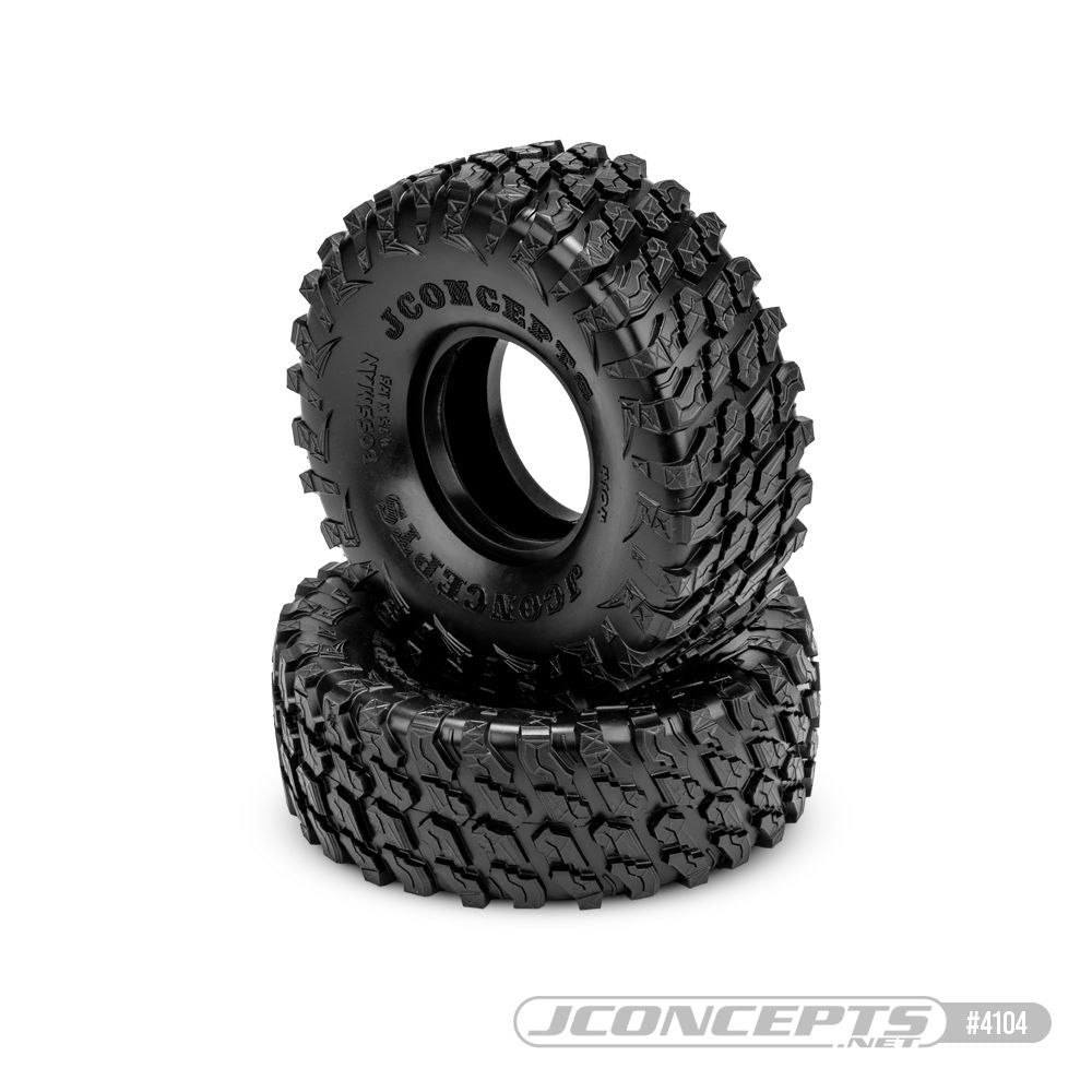 JConcepts Bossman green com. Class 2, 1.9" scaler tire 4.75"   (JCO4104-02)