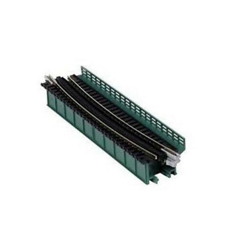N 17.6" Single Curve Girder Bridge Grn 15 degree