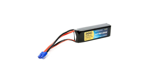 Kinexsis 11.1V 2400mAh 3S 30C LiPo, 13AWG, EC3  (KXSB0027)