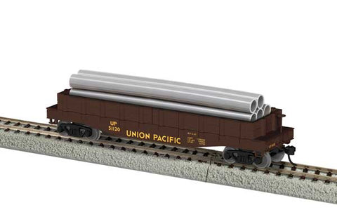 Lionel UNION PACIFIC GONDOLAS W/ PIPE LOAD  HO   (LNL2454120)