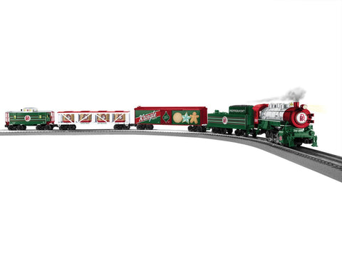 Lionel O RTR Peppermint Railroad 0-8-0 Christmas Freight LionChief   (LNL2523120)
