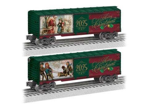 Lionel O RTR 2025 Christmas Boxcar   (LNL2528100)
