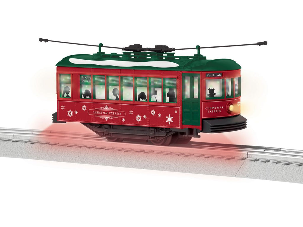 Lionel O RTR Christmas Lighted Trolley   (LNL2535060)
