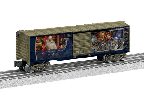 O RTR ‘Santa’s Final Touch” – A Lionel Legacy Boxcar   (LNL2538090)
