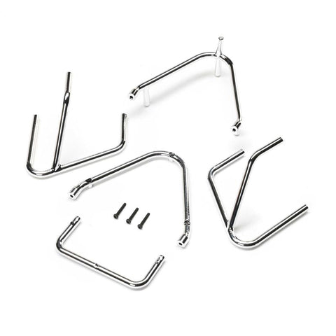 Losi 22S Sprint Rear Bumper Set (Chrome)  (LOS-2427)