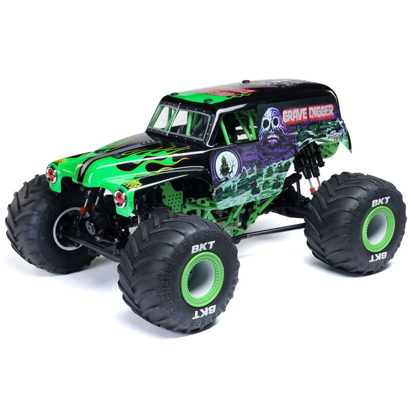 Losi LMT 2.0 Grave Digger Solid Axle 4x4 RTR Brushless Monster Truck (Green) w/DX3 Smart DSMR 2.4GHz Radio   (LOS04028T1)