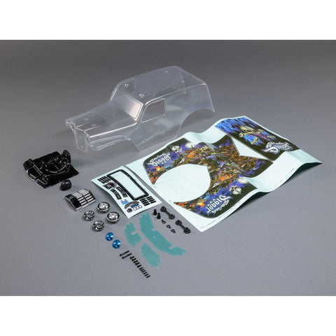 Losi LMT Son Uva Digger Pre-Cut Monster Truck Body Set (Clear)   (LOS240018)