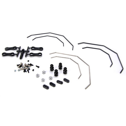 Losi Front/Rear Sway Bar Kit: 10-T (LOSB2222)