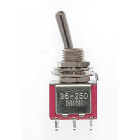 MNT DPDT Mini T/Switch 5AMP 120V (4)  (MNT3621004)