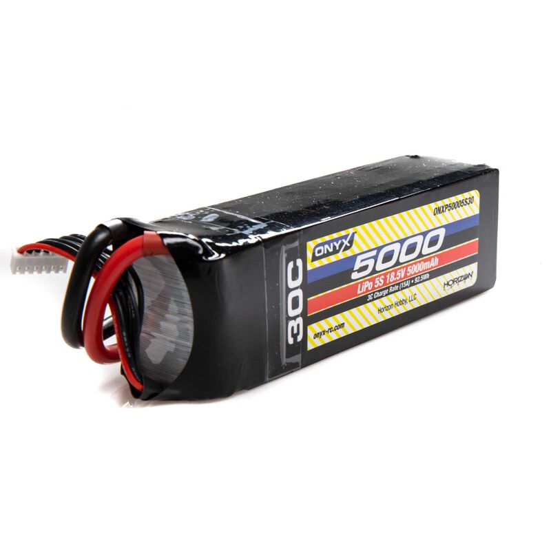 Onyx 18.5V 5000mAh 5S 30C LiPo Battery: EC5   (ONXP50005S30)
