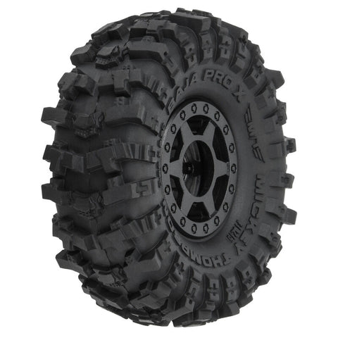 Pro-Line1/24 MT Baja Pro X F/R 1.0 Tires MTD 7mm Blk (4)   (PRO1021510)