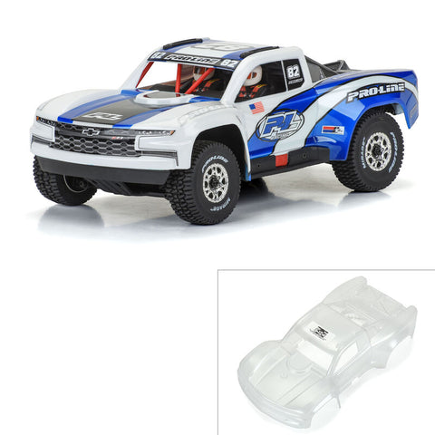 Pro-Line Pre-Cut 2019 Chevy Silarado Trophy Truck Clear Body for Arrma Mojave Grom   (PRO367517)